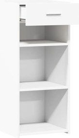 vidaXL Συρταριέρα Λευκή 40x42,5x93 εκ. από Επεξεργασμένο Ξύλο