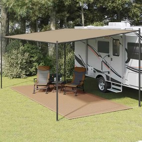 vidaXL Χαλί Σκηνής Taupe 250 x 550 εκ.