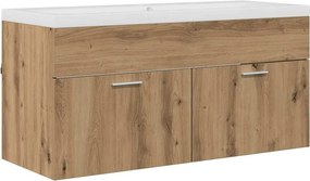 vidaXL Ντουλάπι Μπάνιου Artisan Oak 100 x 38,5 x 46 cm