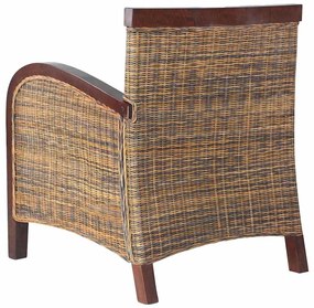 vidaXL Πολυθρόνα με Χειροποίητη Πλέξη από Ρατάν