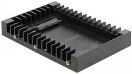 DELOCK tray μετατροπής από 3.5" σε 2.5" 18364, 6 Gb/s, μαύρο