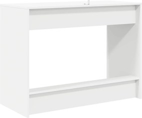 vidaXL Κρεβάτι Γραφείο Λευκό 100 x 45 x 75 cm Επεξεργασμένο ξύλο