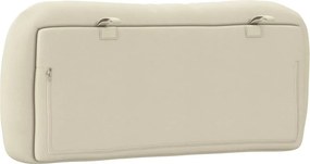 vidaXL Μαξιλάρι για Κεφαλάρι Hvar Κρεμ 90 εκ. Υφασμάτινο