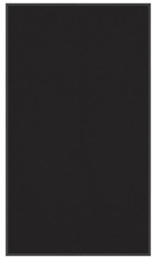 vidaXL Πατάκι Εισόδου Μαύρο 115 x 200 εκ.