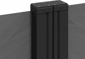 vidaXL Σκίαστρο Πλαϊνό Συρόμενο Ανθρακί 200 x 600 εκ.