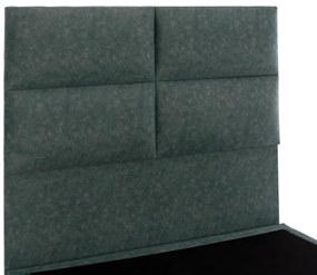 ΚΡΕΒΑΤΙ MILO ΑΠΟ ΠΡΑΣΙΝΟ ΥΦΑΣΜΑ τύπου NUBUCK HM646.27 ΓΙΑ ΣΤΡΩΜΑ 120x200 εκ. (1 Τεμμάχια)