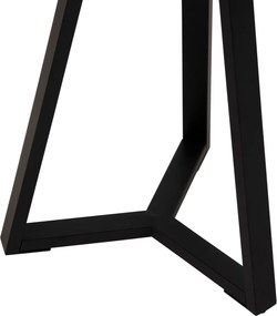 ΒΟΗΘΗΤΙΚΟ ΤΡΑΠΕΖΑΚΙ ROCKET HM9587.04 MDF ΚΑΡΥΔΙ-ΜΑΥΡΗ ΜΕΤΑΛΛΙΚΗ ΒΑΣΗ Φ45x55Υεκ.