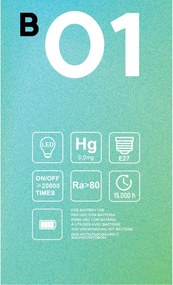 LED Λαμπτήρας B01 5V Αχλάδι ST64 Μελί Σπιράλ Νήμα 1,3W E27 Dimmable 2500K