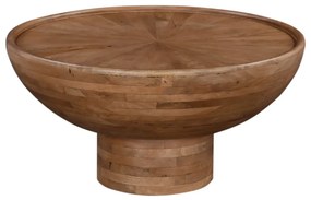 MOSI COFFEE TABLE ΦΥΣΙΚΟ 80x80xH40cm - 04-1009