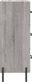 vidaXL Ντουλάπι Γκρι Sonoma 34,5x34x90 εκ. από Επεξεργασμένο Ξύλο