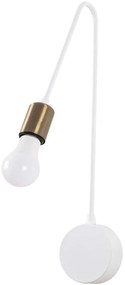 Φωτιστικό Τοίχου - Απλίκα Kunduz 584TTM1955 10x20x48cm 1xE27 40W White Opviq