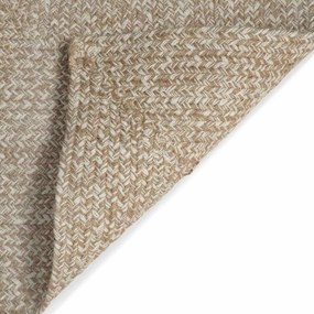 vidaXL Χαλί Περιοχής Φυσικό και Λευκό 240 x 340 εκ. Γιούτα