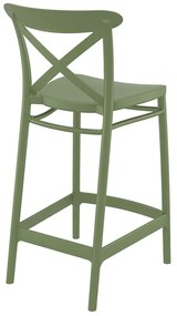 ΣΚΑΜΠΟ ΚΡΟΣ 65εκ.OLIVE GREEN ΠΟΛ/ΝΙΟΥ 45Χ50Χ96εκ. 45Χ50Χ96εκ. (Σετ 4 ΤΕΜ)