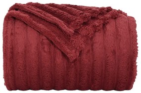 vidaXL Κουβέρτα Βεραμάν Κόκκινο 150 x 130 εκ Μαλλί