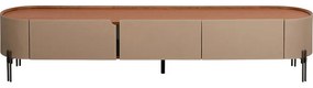 Έπιπλο Tv Tango Δερματίνη Μπεζ 200x40x41εκ. - Μπεζ