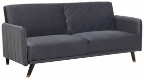 Καναπές κρεβάτι Berwyn 120, Γκρι, 87x200x95cm, 44 kg, Πόδια: Ξύλο, Μερικώς συναρμολογημένο, Ξύλο: Ευκάλυπτος | Epipla1.gr