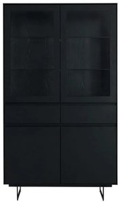 Tokyo Display Cabinet Black Oak