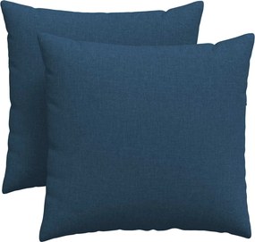 vidaXL Μαξιλάρι Καναπέ 2 pcs Μπλε 45 x 45 cm ύφασμα