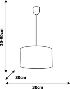 Φωτιστικό Οροφής Λευκό Uni με Μονόκερους Ροζ