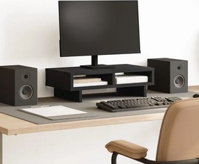 vidaXL Βάση Οθόνης Μαύρο 50 x 27 x 15 εκ. από Επεξεργασμένο Ξύλο