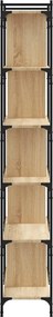 vidaXL Βιβλιοθήκη 6 Επιπέδων Sonoma Δρυς 76 x 32 x 192 εκ. Επεξ. Ξύλο