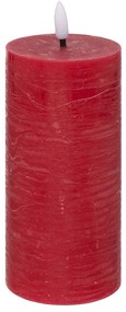 Διακοσμητικό Φωτιστικό Κερί Led (Φ7x17.5) A-S Molia Rouge 200663B