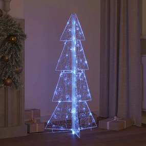 vidaXL Χριστουγεννιάτικο Δέντρο 100 LED Μπλε 120 cm Ακρυλικό