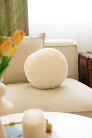 Διακοσμητικό Μαξιλάρι Κρεμ PELUS TOP 25x25x25