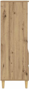 vidaXL Highboard Artisan Δρυς 40 x 36 x 110 εκ. Επεξεργασμένο Ξύλο
