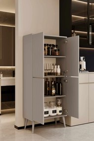 Ντουλάπι Κουζίνας Ανοιχτό Γκρι CLOPO 69x32x20