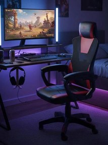 Καρέκλα Gaming Raptor Ace-Kokkino