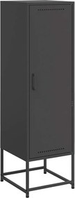 vidaXL Μπουφές Μαύρος 36x39x123 εκ. από Ατσάλι