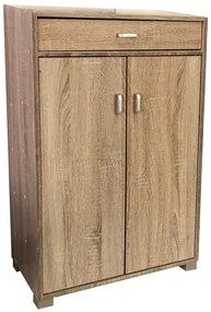 ΠΑΠΟΥΤΣΟΘΗΚΗ ΜΕ ΔΙΠΛΗ ΠΟΡΤΑ, ΣΥΡΤΑΡΙ -5 ΘΕΣΕΙΣ ΑΠΟΘΗΚΕΥΣΗΣ 60x30x95 εκ. ΣΦΕΝΔΑΜΟΣ