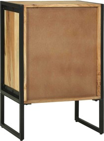 vidaXL Πλαϊνό γραφείο 50 x 35 x 75 εκ. Μασίφ ξύλο ακακίας