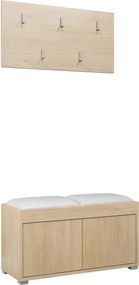 Έπιπλο υποδοχής Gesita-Φυσικό - Λευκό