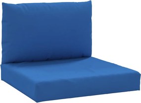 vidaXL Μαξιλάρια Παλέτας 2 τεμ. Μπλε από Ύφασμα Oxford