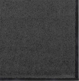 vidaXL Χαλάκι Εξώπορτας Ανθρακί και Μαύρο 120 x 300 cm 100% Πολυαμίδιο