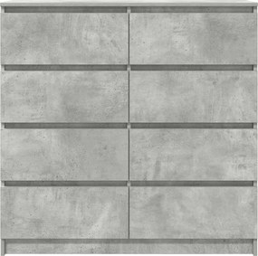 vidaXL Ντουλάπι Γκρι Σκυροδέματος 100x35x99 εκ. Επεξεργασμένο Ξύλο