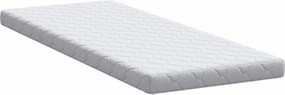 vidaXL Στρώμα Λευκό 80 x 200 cm Ζακάρ ύφασμα