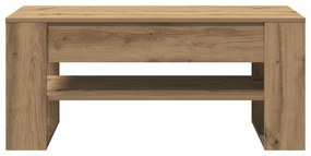 vidaXL Τραπεζάκι σαλονιού Artisan Oak 102x55x45 εκ από κατασκευασμένο ξύλο