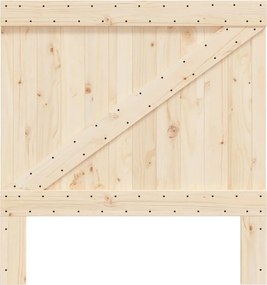 vidaXL Κεφαλάρι 100 x 104 εκ. από Μασίφ Ξύλο Πεύκου
