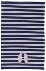 Πετσέτα Κουζίνας Φάρος 830458 40x60cm White-Blue 100% Cotton