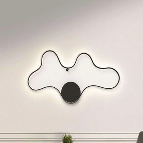 Φωτιστικό-Πλαφονιέρα Clara/MC 33205 90x50cm 49W Black Sikrea Metal,Acrylic