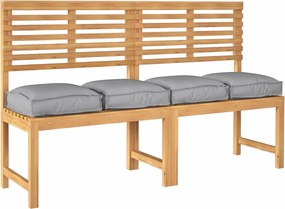 vidaXL Μαξιλάρι 4 pcs Ύφασμα Όξφορντ Γκρι 40 x 40 x 8 εκ.