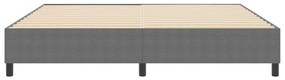 vidaXL Κρεβάτι με ελατήρια Ανοιχτό γκρι 200 x 200 cm Βελούδο