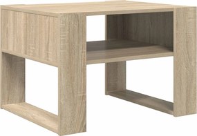 vidaXL Τραπεζάκι σαλονιού Δρύς Sonoma 66 x 53 x 45 εκ.