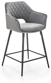 60-20777 H107 bar stool, color: grey DIOMMI V-CH-H/107-POPIELATY, 1 Τεμάχιο