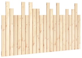 vidaXL Κεφαλάρι Τοίχου 146,5x3x80 εκ. από Μασίφ Ξύλο Πεύκου