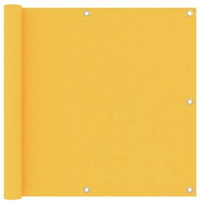 Διαχωριστικό Βεράντας Κίτρινο 90 x 500 εκ. Ύφασμα Oxford - Κίτρινο