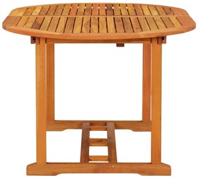 vidaXL Τραπέζι Κήπου 200 x 100 x 75 εκ. από Μασίφ Ξύλο Ευκαλύπτου